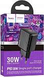 Зарядное устройство сетевое HOCO CS22A 1PD-30W черный