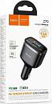 Зарядное устройство автомобильное HOCO Z70 1USB-18W/1PD-45W/1PD-30W черный