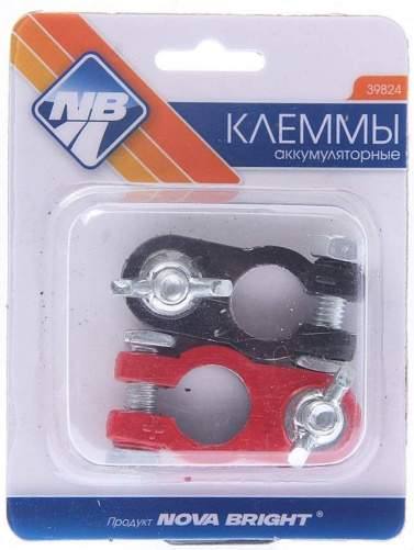 Клемма Nova Bright для аккумулятора "+/-" (39824)