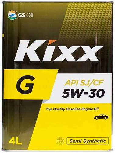 Масло моторное Kixx G полусинтетика 5W-30 SJ/CF 4л