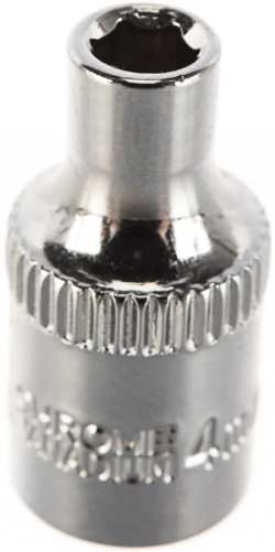 Головка торцевая 4мм 1/4" DR 6-гранная ЭВРИКА ER-90201
