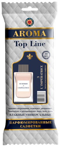 Салфетки влажные TopLine парфюмированные № 04 Dolce&gabbana L'IMPERATRICE