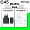 Зарядное устройство сетевое C45 1PD-45W черный 