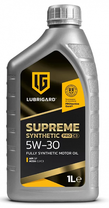 Масло моторное LUBRIGARD SUPREME SYNTHETIC PRO C3 5W-30 1л