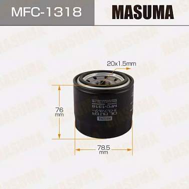 Фильтр масляный MASUMA MFC-1318 (1020-222) (C-307)
