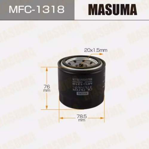 Фильтр масляный MASUMA MFC-1318 (1020-222) (C-307)