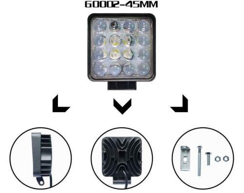 Прожектор для автомобиля светодиодный G0002-45MM 12-24V 20,2W (гарантия 6 мес.)