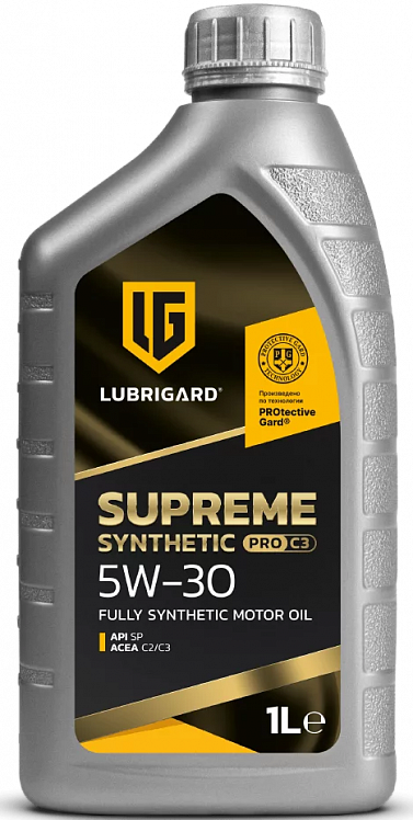 Масло моторное LUBRIGARD SUPREME PRO C3 синтетика 5W-30 1л