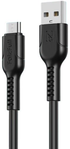 Кабель MicroUSB/USB (без упаковки) FaizFull M3 1М черный