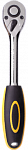 Трещотка 1/4" 72-зубцовая прямая ЭВРИКА ER-11472