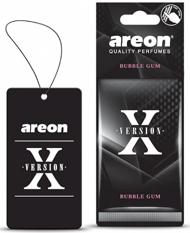 Ароматизатор подвесной картонный AREON X-VERSION Babble Gum