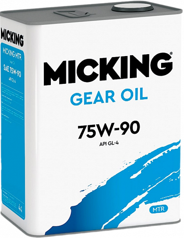Масло трансмиссионное для МКПП Micking Gear Oil GL-4 75W-90 синтетика 4л