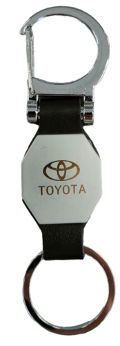 Брелок металл 2 кольца Toyota