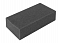 Губка для мытья GRASS 190*110*55мм прямоугольная черная (индивид. упак.)