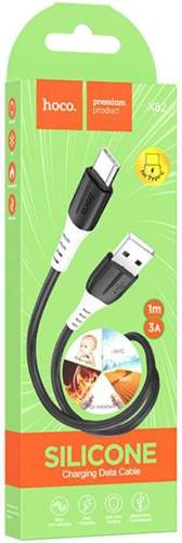 Кабель TYPE-C/USB HOCO X82 1М (силикон) черный