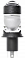 Лампа светодиодная линзованная M02J-H4, 12-24V, 40/50W, 3000Lm, 6000k, 2шт (гарантия 6 мес.)