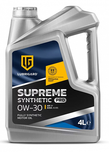Масло моторное LUBRIGARD SUPREME SYNTHETIC PRO 0W-30 4л