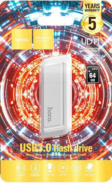 Флэш-накопитель USB HOCO UD11 64GB