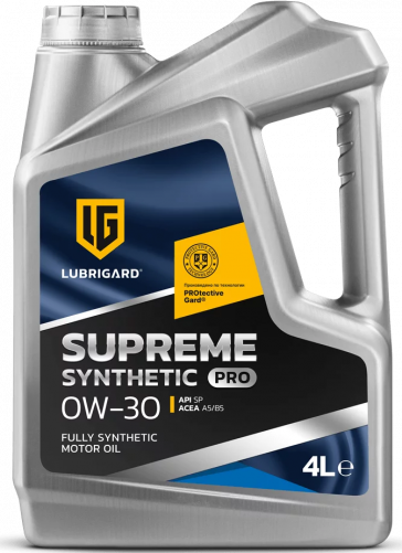 Масло моторное LUBRIGARD SUPREME PRO синтетика 0W-30 4л