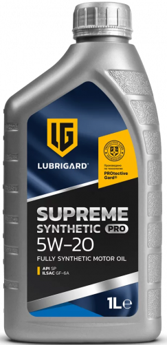Масло моторное LUBRIGARD SUPREME PRO синтетика 5W-20 1л