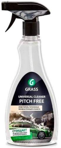 Очиститель кузова GRASS Universal Cleaner Pitch Free от топ. почек и птичего помета 500мл