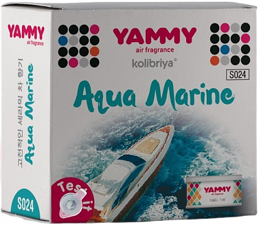 Ароматизатор на панель меловой YAMMY CERAMIC Aqua Marine