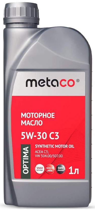 Масло моторное Metaco oil синтетика 5W-30 C3 1л