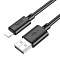 Кабель LIGHTNING/USB HOCO X88 1М BLACK