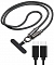 Кабель TYPE-C/TYPE-C FaizFull FR200 1М (с креплением) черный