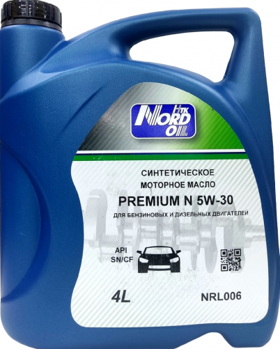 Масло моторное NORD OIL PREMIUM N SN/CF 5/30 4л синтетика