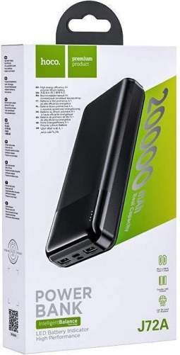 Аккумулятор внешний HOCO J72A 20000mAh черный
