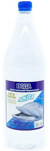 Вода дистиллированная Аква 1.5л
