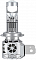 Лампа светодиодная линзованная LED B8-H7 12V 40W, 4000Lm, 6000k, 2шт (гарантия 6 мес.)